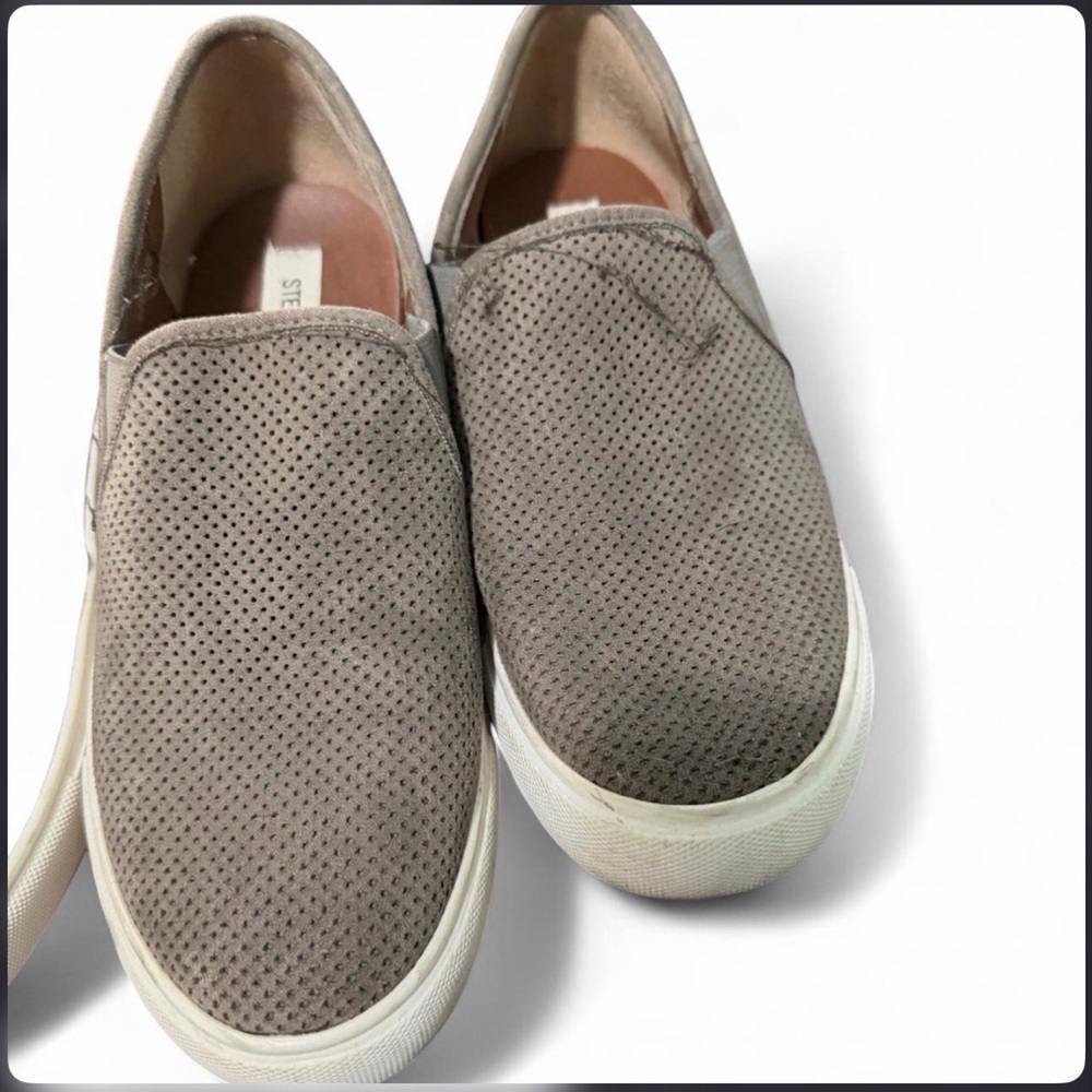 Steve Madden Taupe Slip-On Sneakers